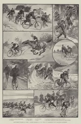 Volunteer Cyclists at Work, Cyclist Section 1st Volunteer Battalion Duke of Cambridge